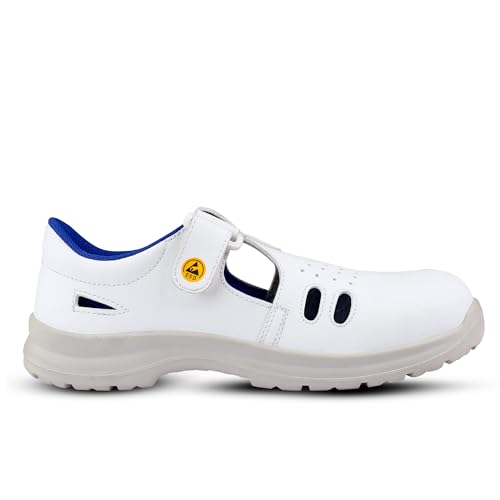 Euro Security Safety Shoe AQUA SANDAL | Micro Fiber Washable Upper, Ideal for OT, Hospital, Food & Pharma Industry, Anti-Skid, 200J Steel Toe, ESD Footwear | Size 09 UK/INDIA 3