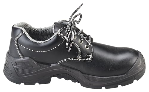 Udyogi Edge ESD (Electro Static Dissipative) - Safety Shoes | Made with Lightweight Microfiber, Double Density PU - SRC Sole 4