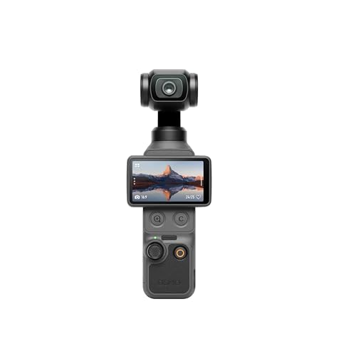DJI Osmo Pocket 4 Value Bundle, 4K/240fps Vlog Camera, 3-Axis Stabilization, Active Track 7.0, 2 Mics +Grip Tripod + 128GB Memory, + More 2