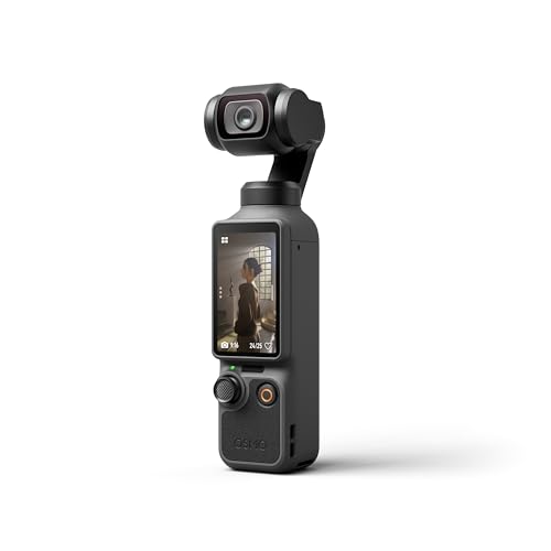 DJI Osmo Pocket 4 Value Bundle, 4K/240fps Vlog Camera, 3-Axis Stabilization, Active Track 7.0, 2 Mics +Grip Tripod + 128GB Memory, + More 4