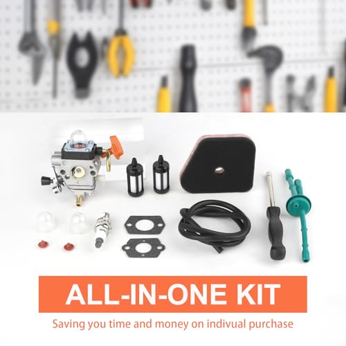 HUZTL FS 90 R Carburetor kit for Stihl FS90R FS90 FS110R FS100 KM90R KM90 FS100RX FS110 KM110R HT100 HT101 Trimmer Weed Eater C1Q-S174 Carb 4