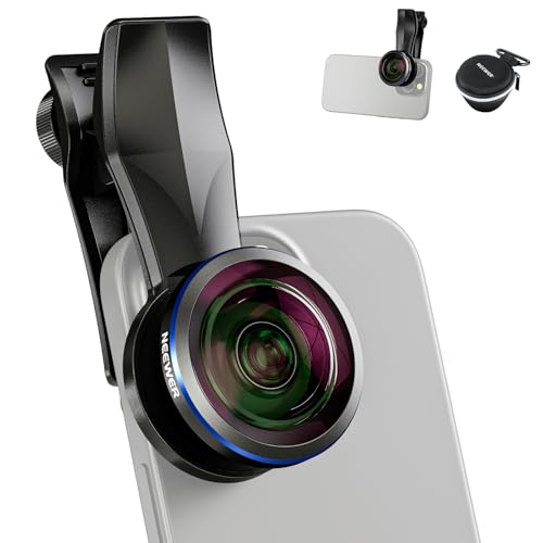 NEEWER 8mm Fisheye Lens with 220 Wide Angle & 17mm Thread Phone Lens Clip, Also for 17mm Threaded Phone Cage/Case/Clamp/Backplate, LS-29 PRO 1