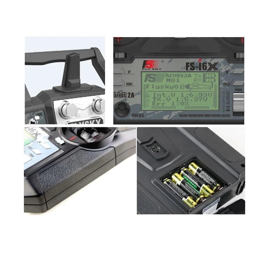 Flysky FS-i6X 2.4GHz 6CH AFHDS 2A RC Transmitter With FS-iA10B 2.4GHz 10CH Receiver 5