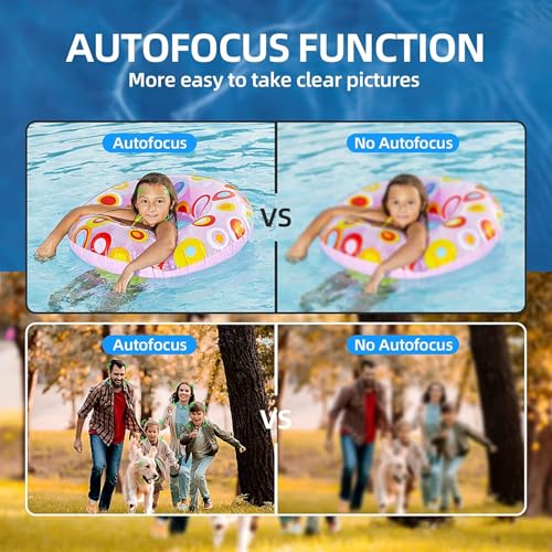 Monitech DSLR Cameras 33MP Digital Camera FHD 1080P Video Camera Auto-Focus Digital Cameras for Photography 24X Digital Zoom Vlogging Camera for YouTube with Tripod and 3 Lenses 4