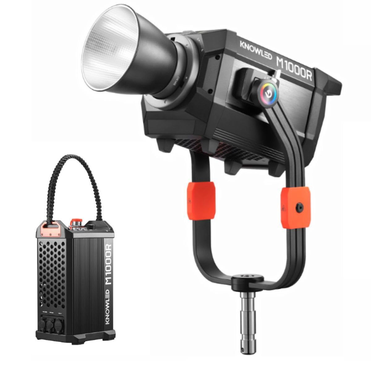 GODOX KNOWLED M1000R RGB LED Monolight Kit – 1000W High-Power Full-Color Video Light, CRI 96+ TLCI 96+, 14 FX Modes, DMX/APP/Remote Control, for Film, Studio, and Broadcast Lighting 3