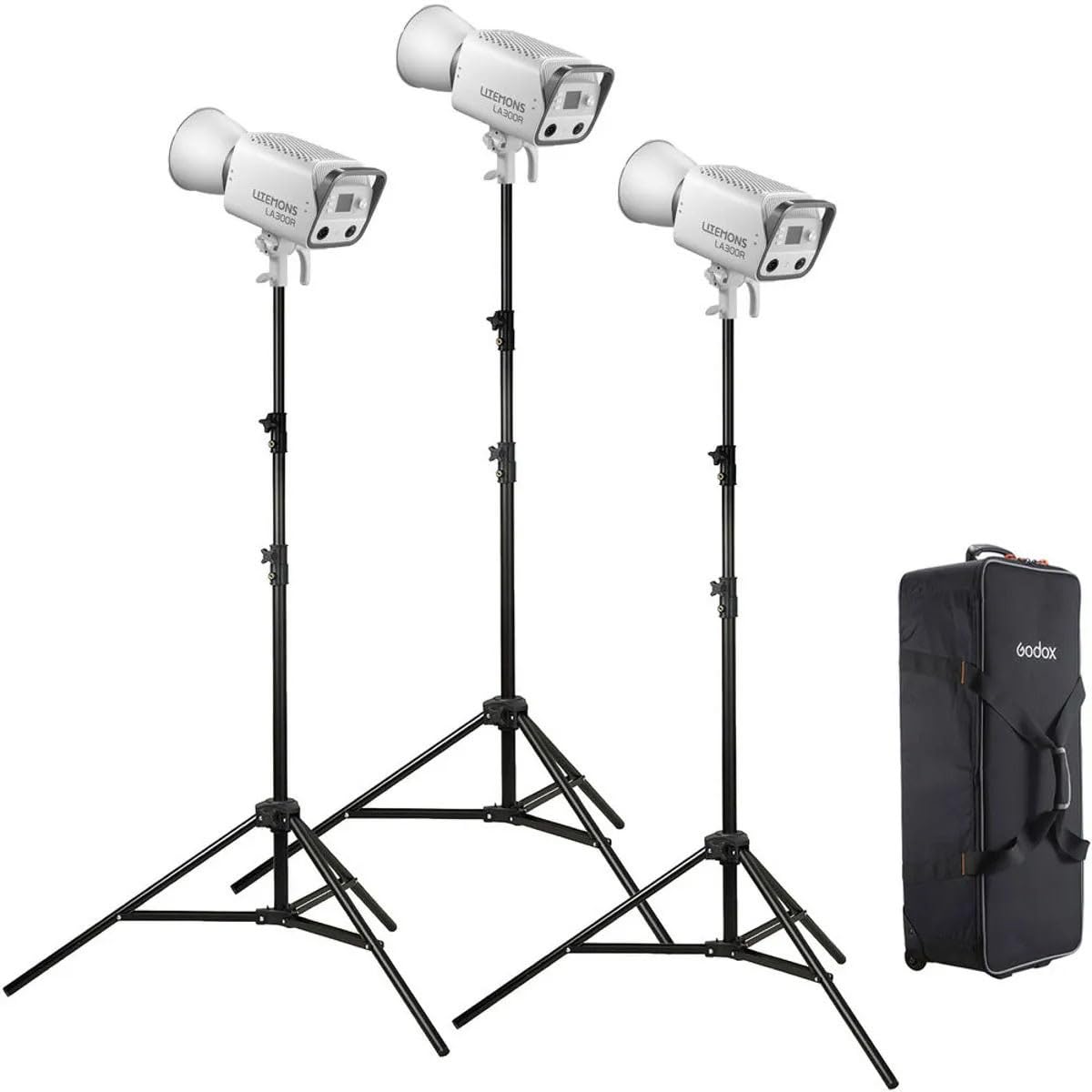 Godox Litemons LA300R RGB LED Monolight (3-Light Kit) 1