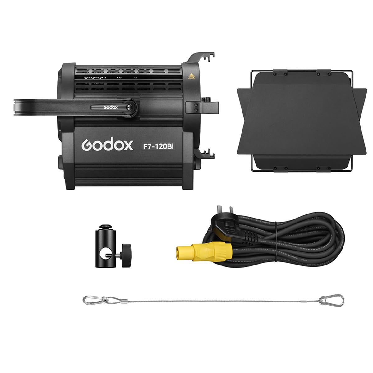 Godox F7-120 120W Bi-Color Fresnel Light, Stand Mount 3