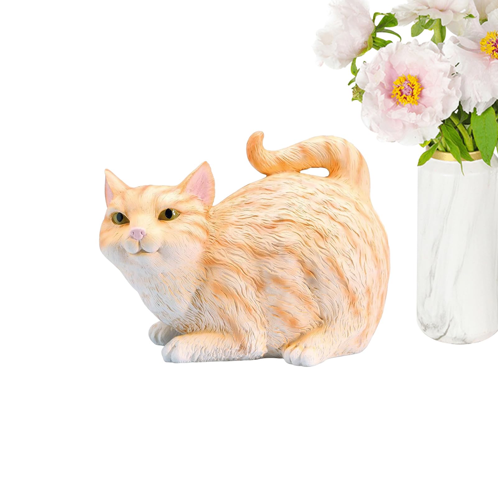 Cat Butt Tissue Box | Humorous Resin Craft Tissue Dispenser Shaped Like a Square Cat, Ideal for Bathroom & Bedroom Decor, Perfect for Cat Lovers 5