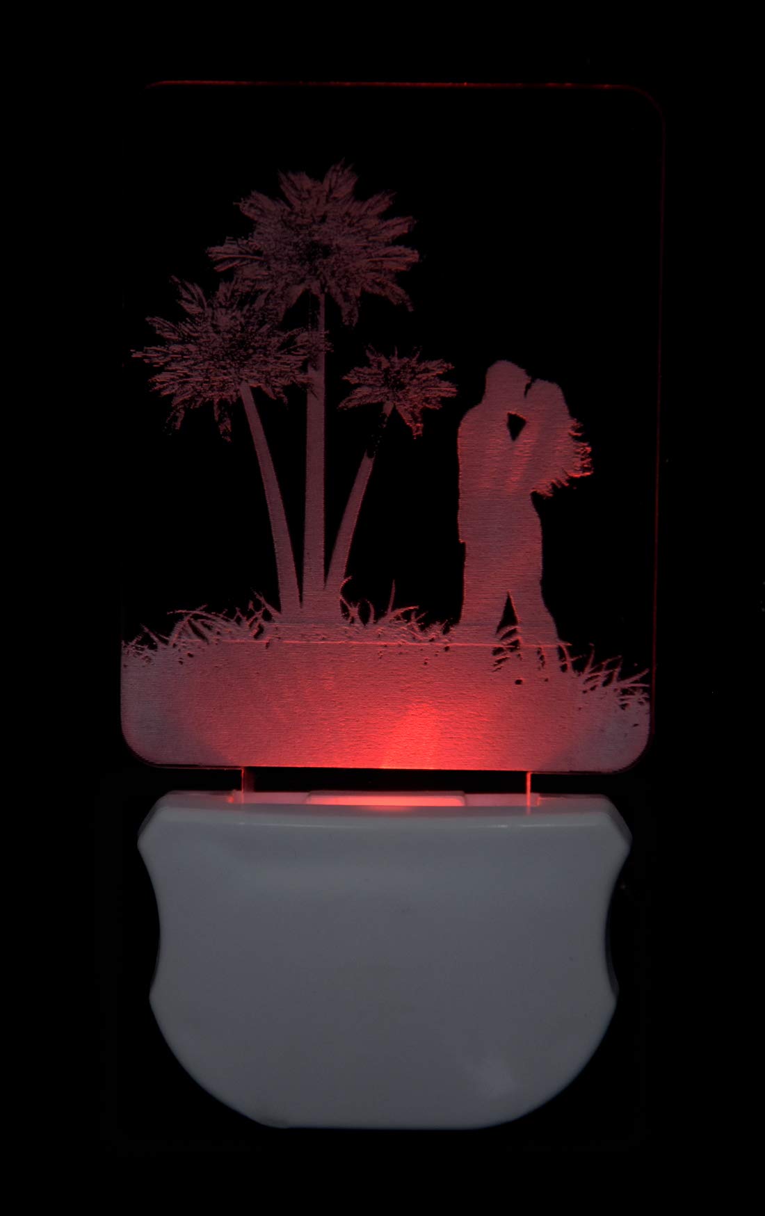 G Gojeeva The Couple 3D Illusion Night Lamp Comes with 7 Multicolor and 3D Illusion Design Suitable for Room,Drawing Room,Lobby (Pack of 2) 4