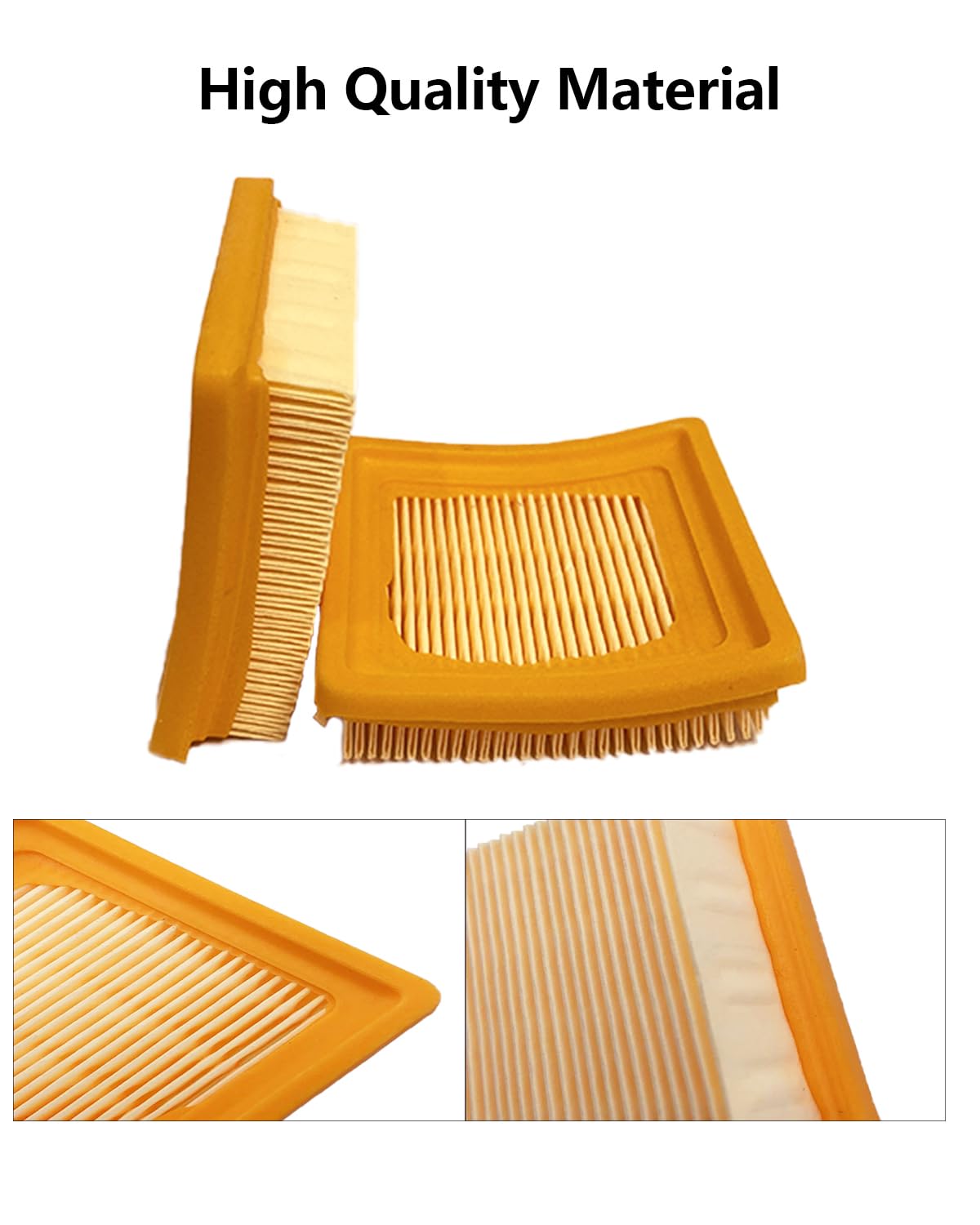 Austkokiyo 10 Pcs Air Filter Replace 4180 141 0300 Fit for Stihl KM91R KM131 FS89 FS91 FS111 FS131 FC91 FC96 FC111 String Trimmer Mowers Brushcutter 6
