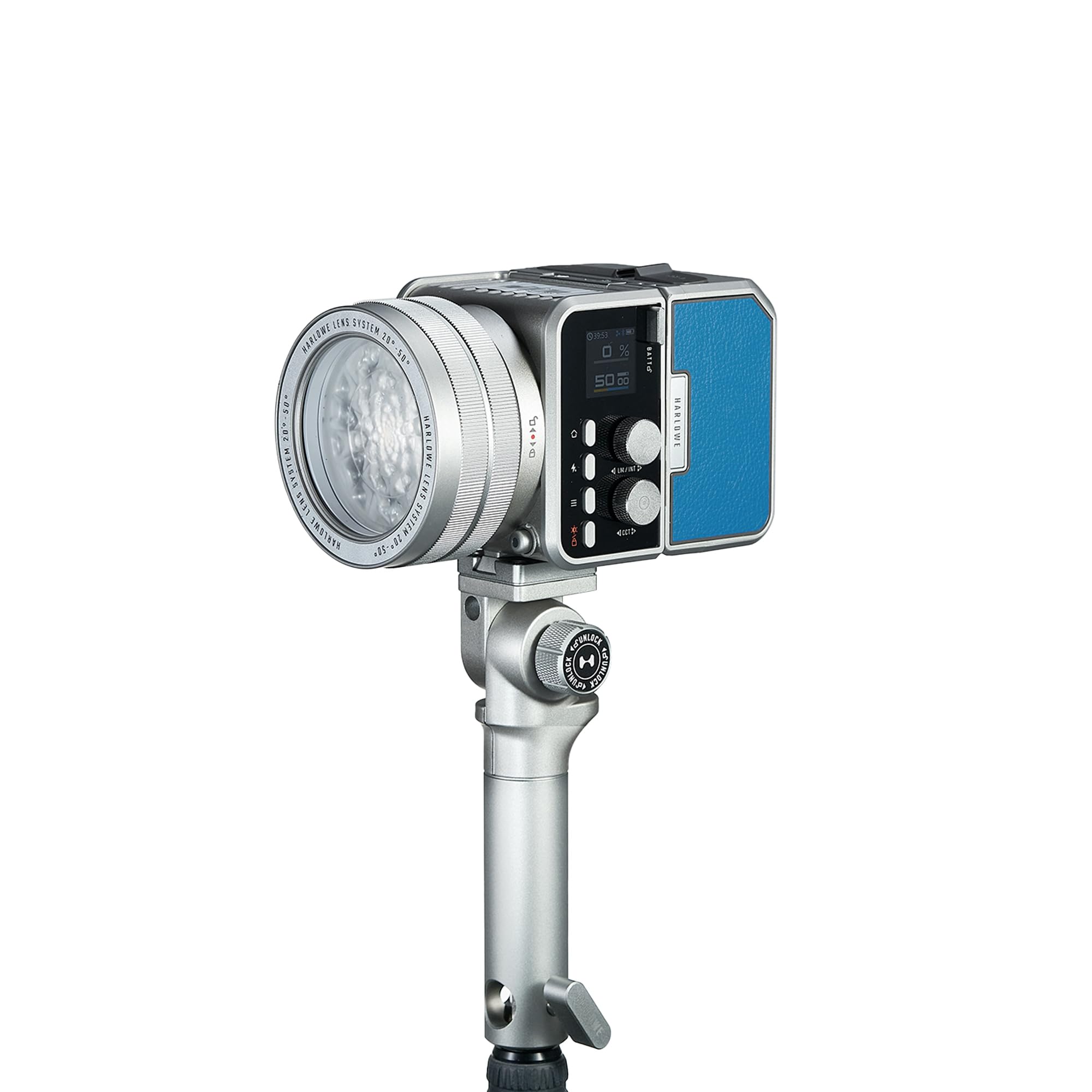Harlowe Mini Max-X 40W Bi-Color COB LED Light Kit | IP54 Weatherproof On-Location Lighting with 99Wh Battery, Magnetic Modifiers, 96+ CRI/TLCI 2700K-6500K 1