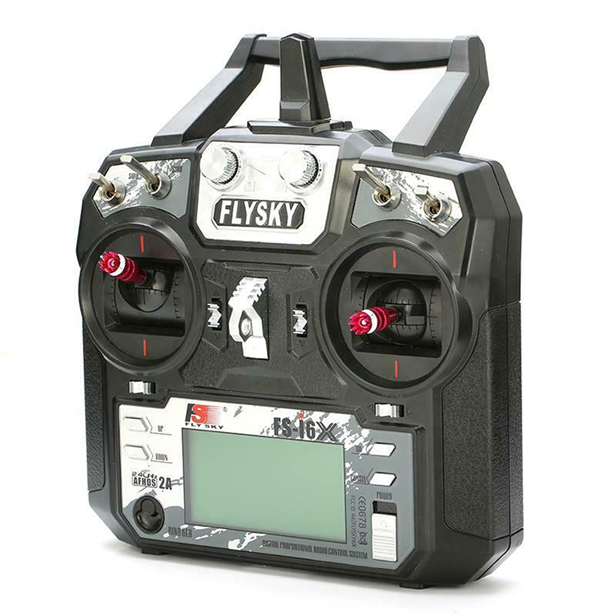 FLYSKY FS-i6X 10CH 2.4GHz RC Transmitter Controller with iA6B Receiver Upgrade Cable for RC Boat Racing Drone 3