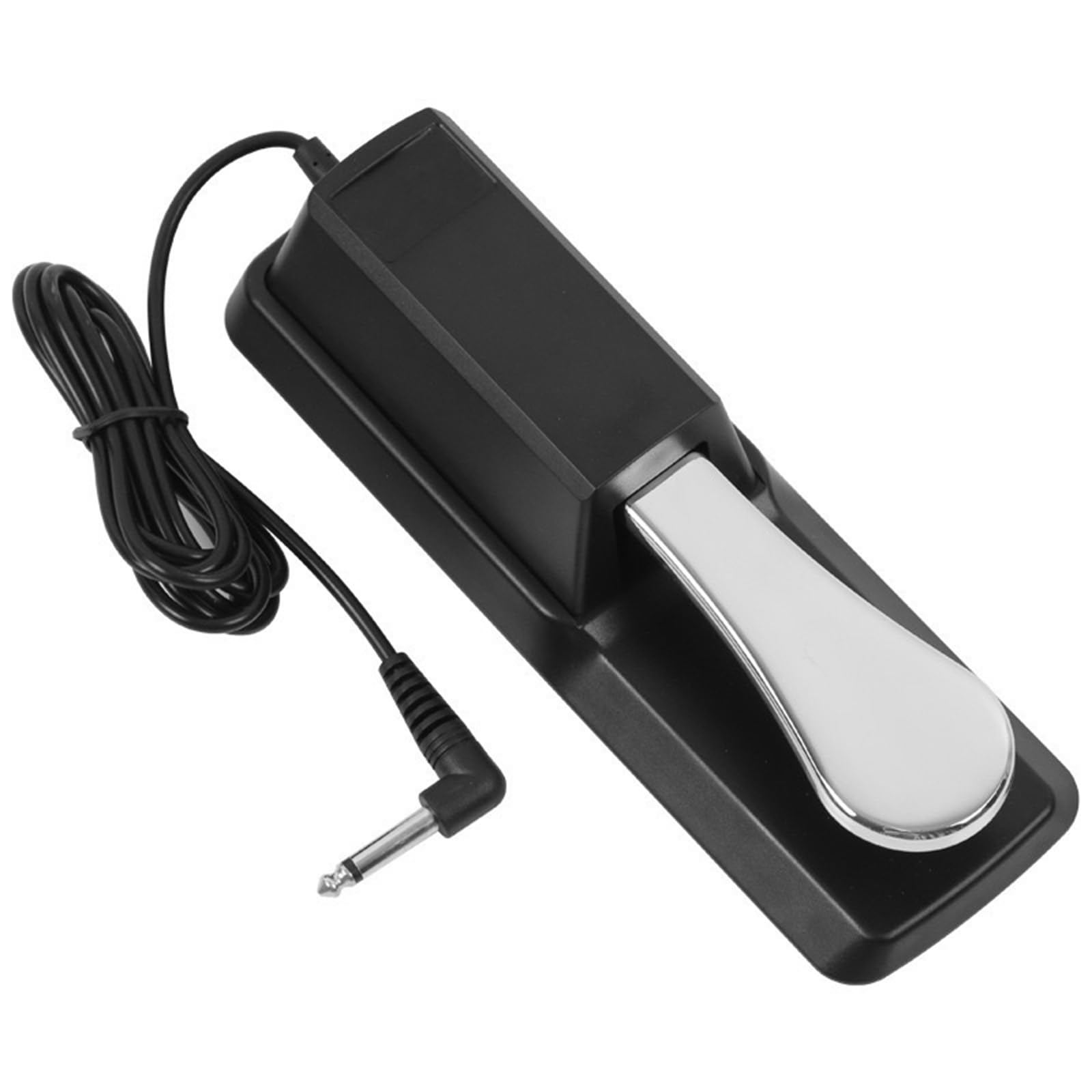 LokFy Sustain Pedal, Universal Electronic Organ Keyboard Pedal with Polarity Switch 1/4'' Input Plug, suitable for Digital Electric Piano, Piano Keyboard/MIDI Keyboard/Synthesizer, etc 1
