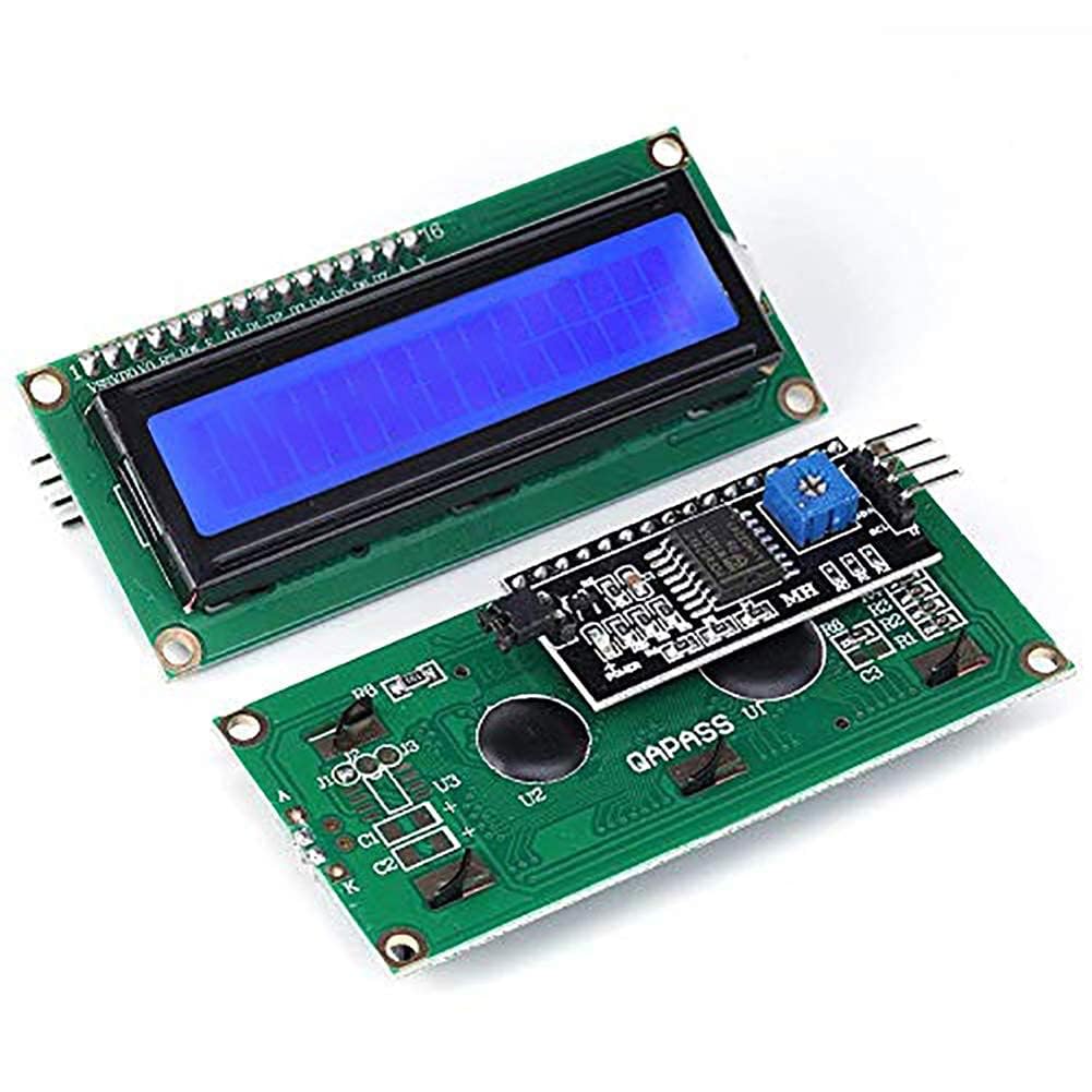 ROBODUINO LCD Display Module with I2C Module (Soldered), Blue Backlight, 16x2 Character 6