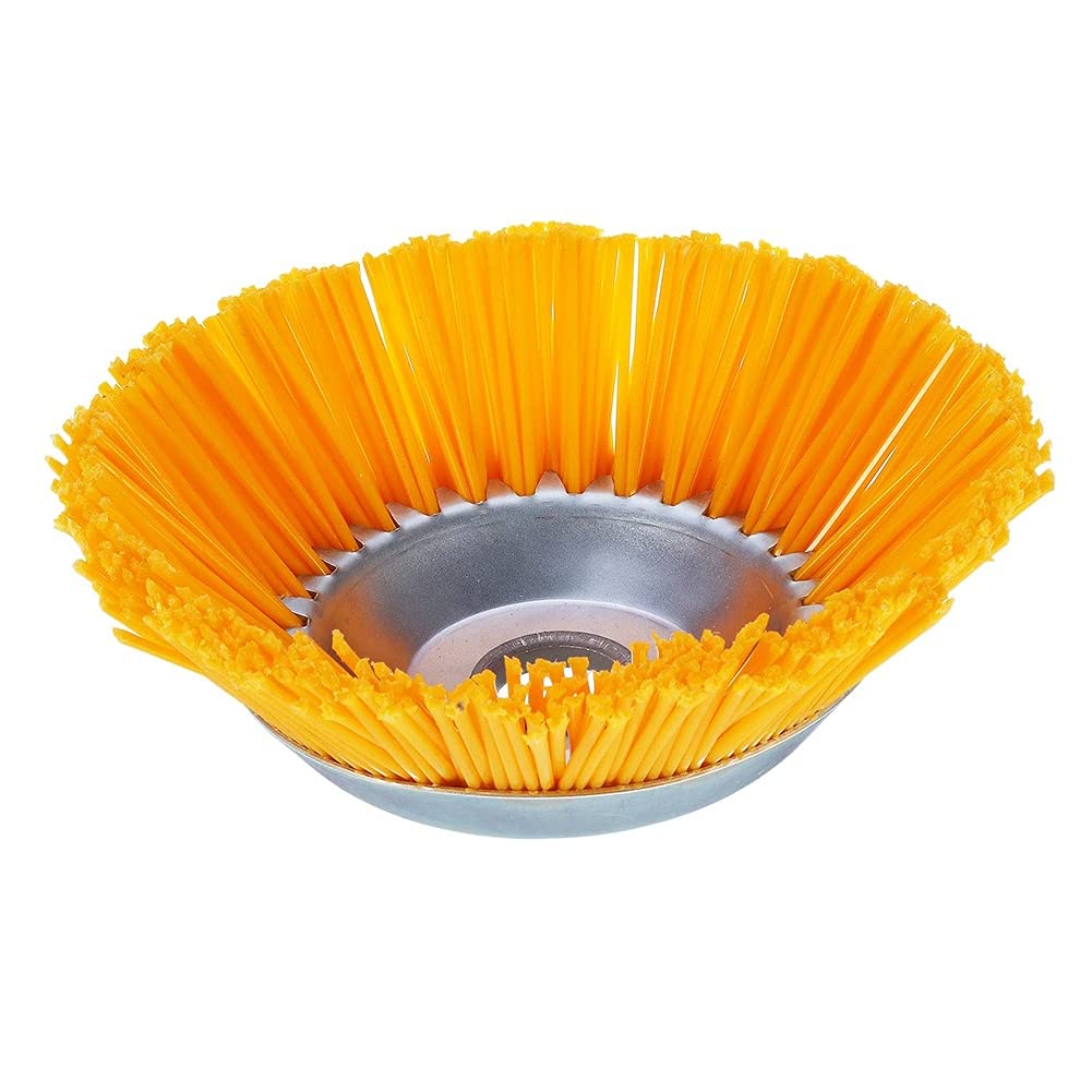 FUMHEUF Universal 8 Inch Grass Trimmer Head Nylon Straw Rope Trimming Head Rusting Brush Cutter Mower Nylon Weeding Head for Lawn Mower 4