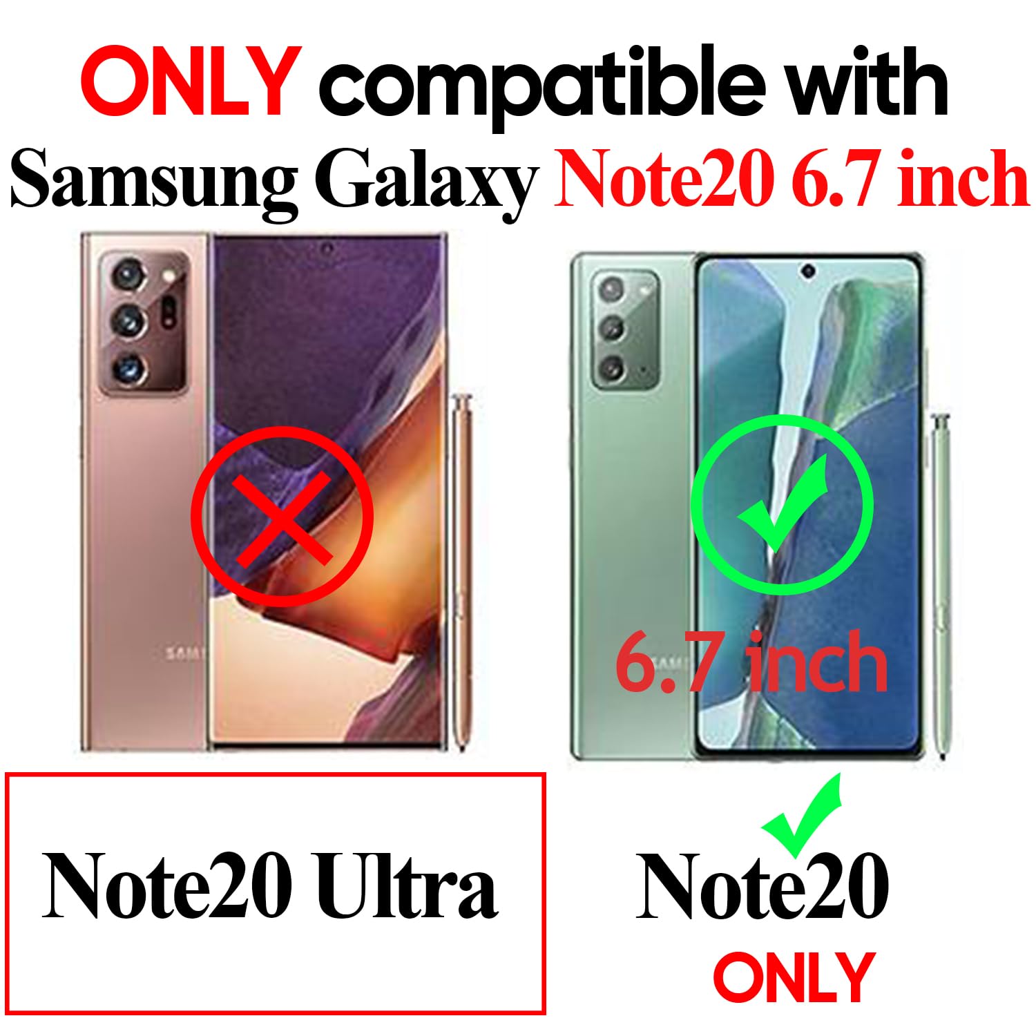 LeYi Compatible for Samsung Galaxy Note-20 Case[𝐍𝐨𝐭 𝐅𝐢𝐭 Note 20 Ultra]: Samsung Note 20 Case, Military Grade Protection, 3 in 1 Full Body Shockproof Drop Cell Phone Cover Funda Note20, Teal Blue 2