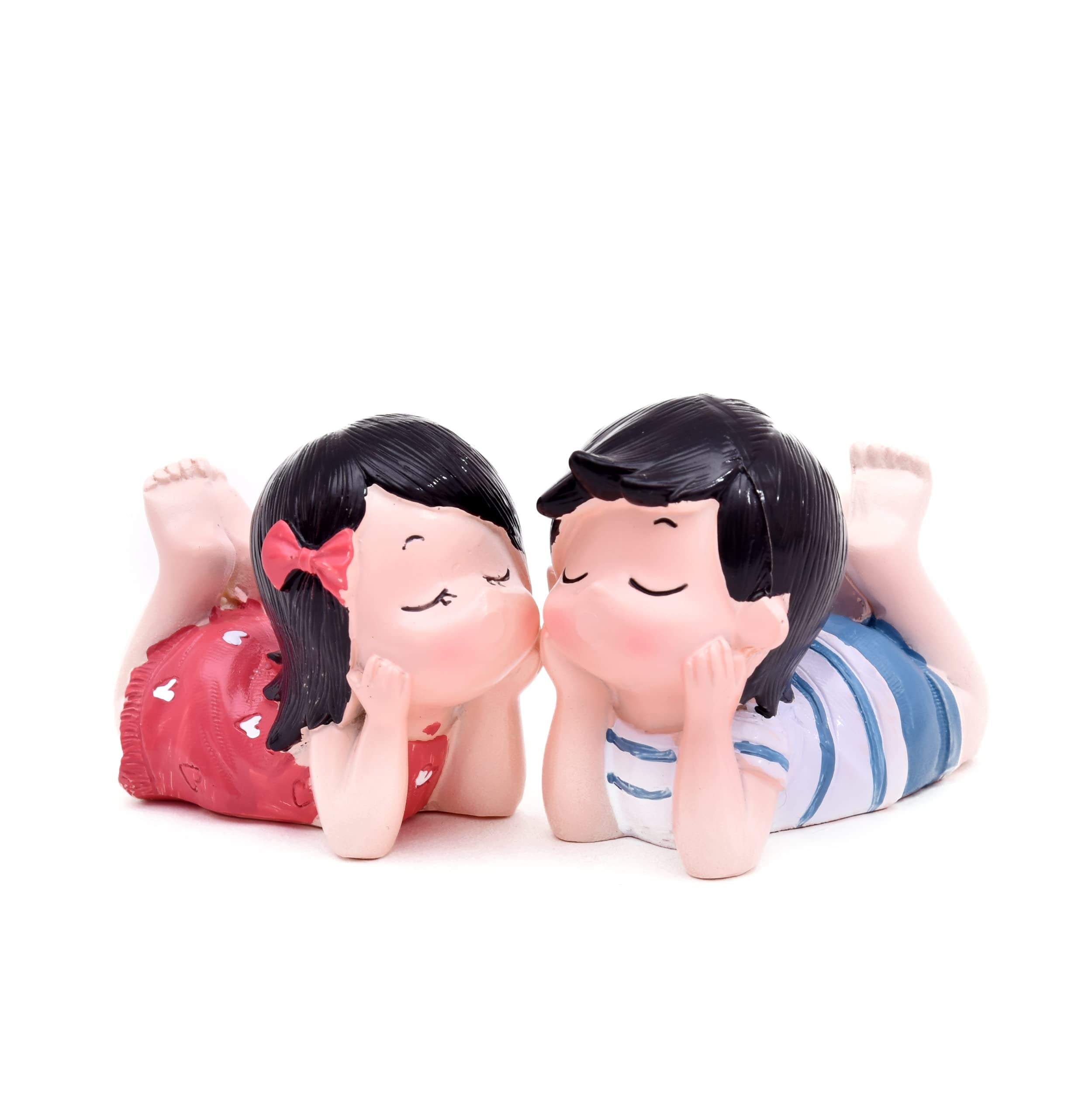 Pride Store Artificial Rose Gift for Rose Day Valentine's Gift Love Gifts for Girlfriend-Boyfriend him/her Wife Husband (Teddy Bear Rose Kissing Couple) 6