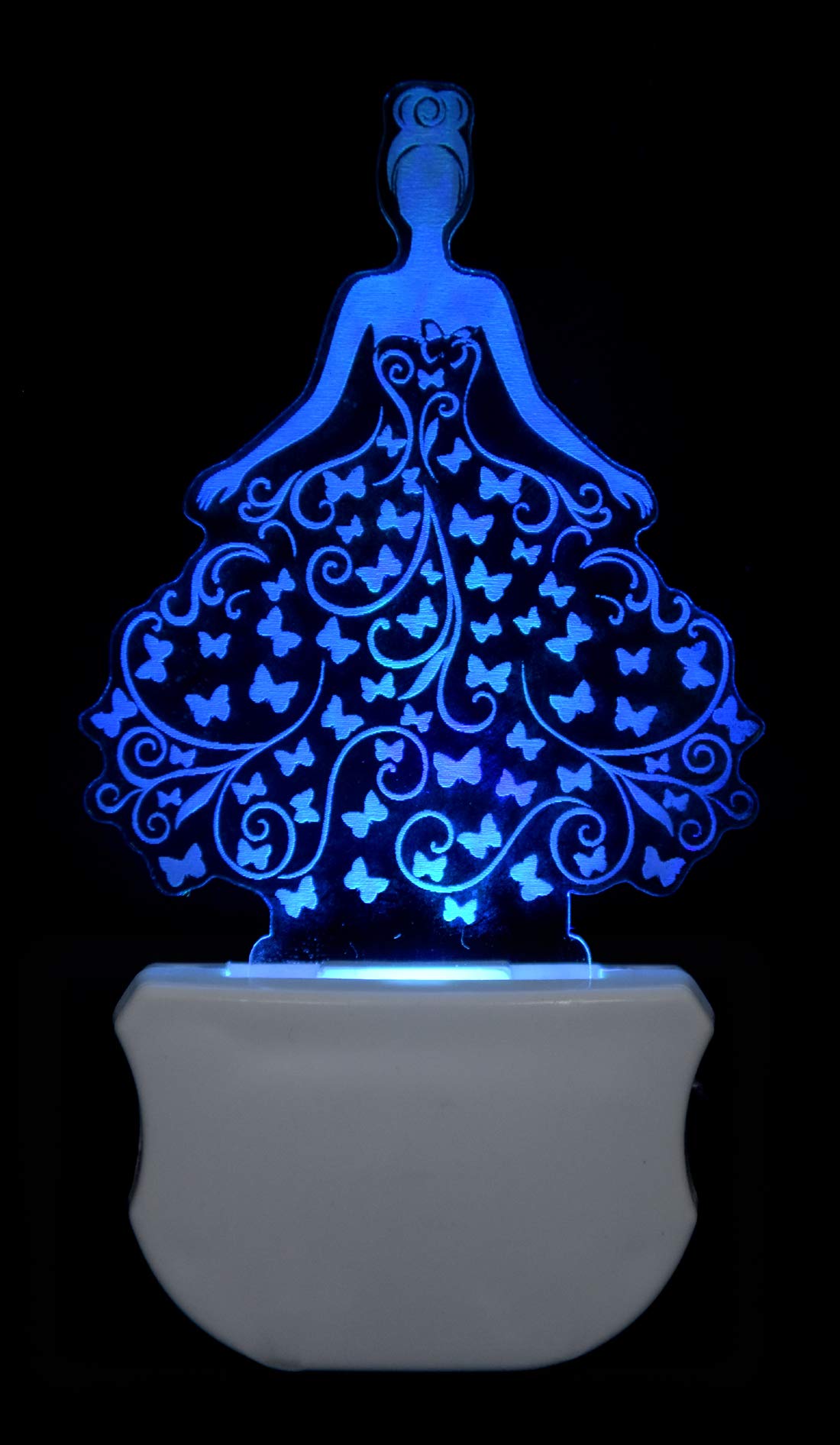 G Gojeeva The Bride 3D Illusion Night Lamp Comes with 7 Multicolor and 3D Illusion Design Suitable for Room,Drawing Room,Lobby 5