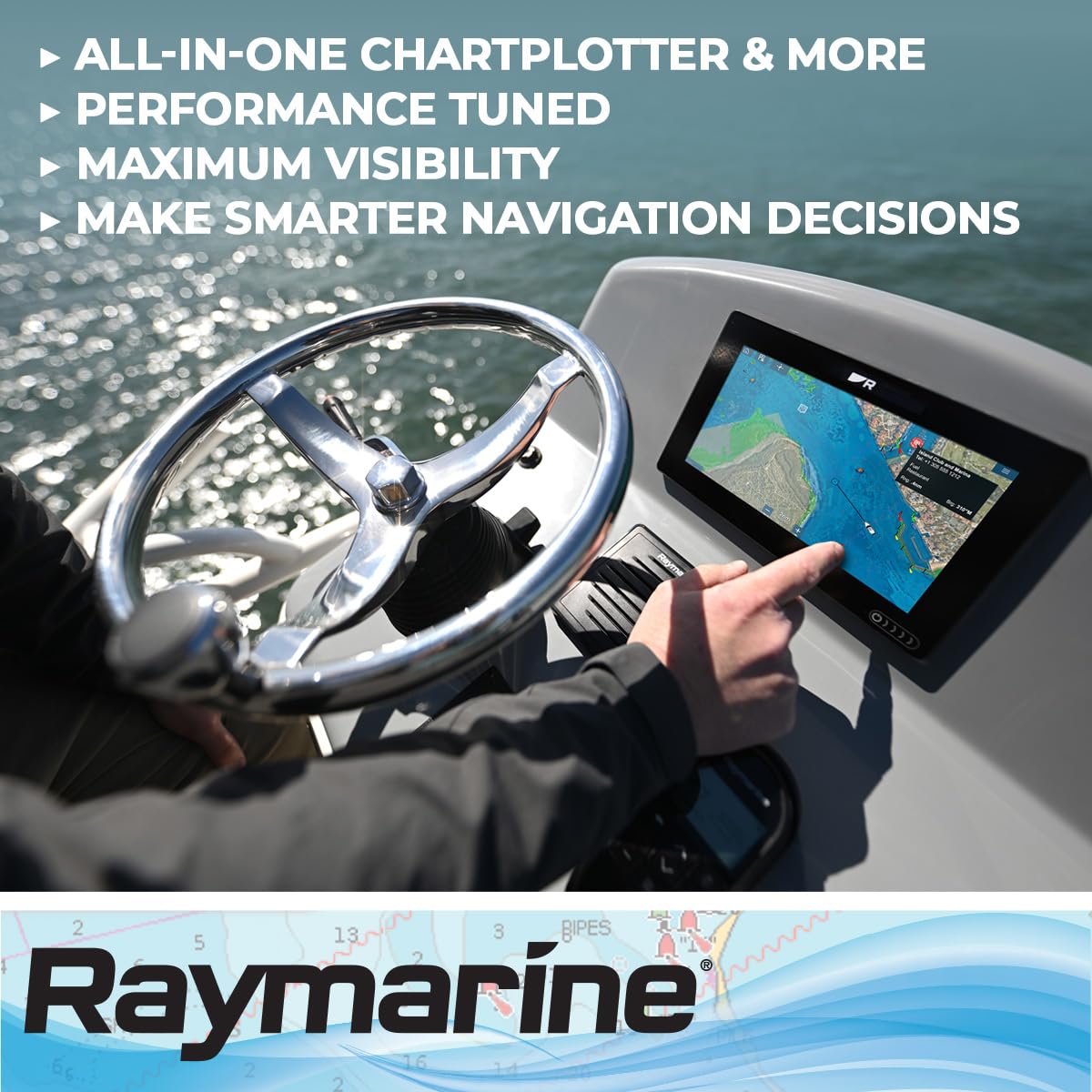 Raymarine E70636 Axiom+ 9 Chartplotter Fishfinder 5