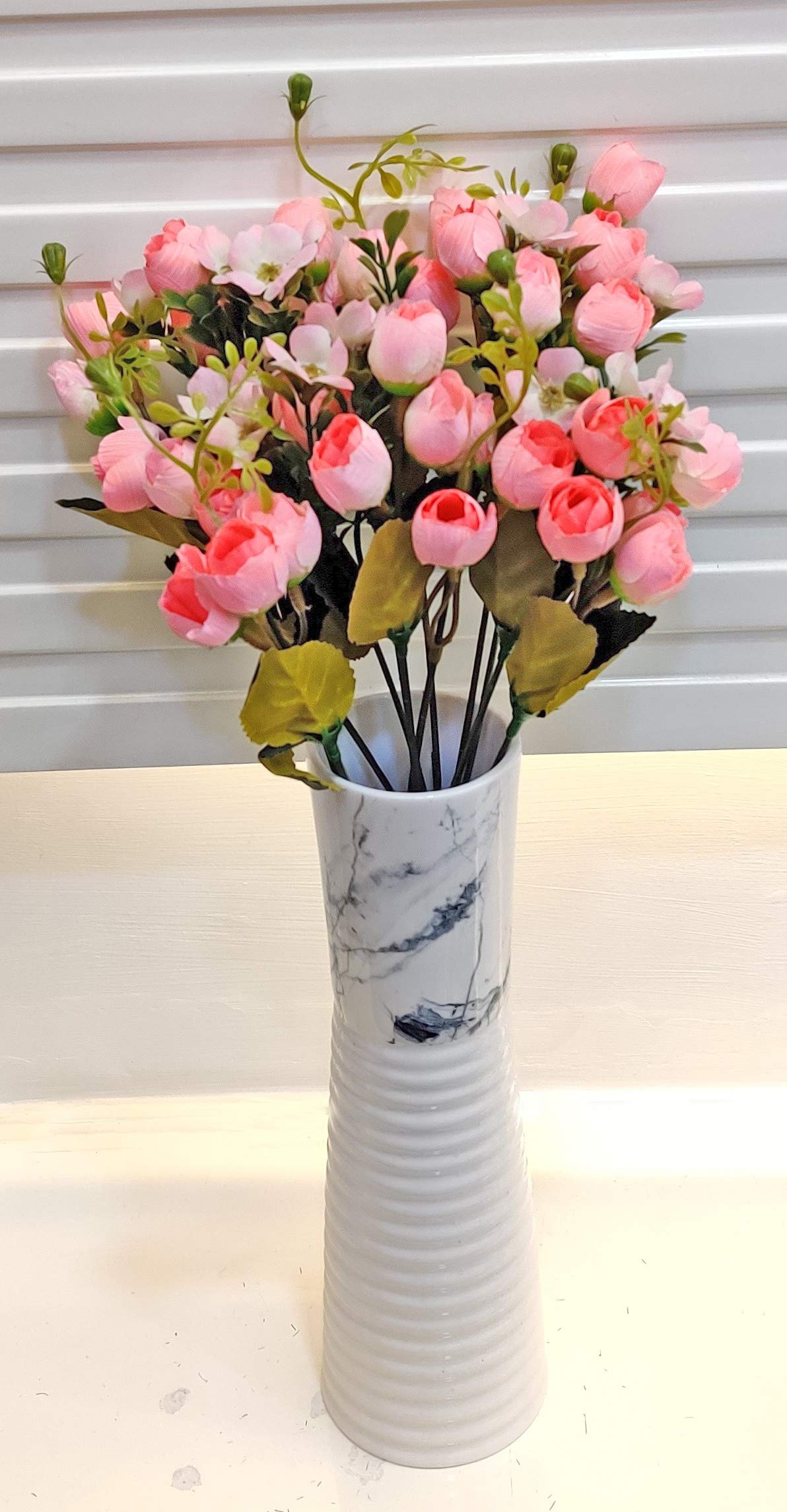 ARTSY® Artificial Flowers for Home Decoration Tulip Bunch Small Size Bunch Without Vase, Combo, Pack of 2 Pieces 1