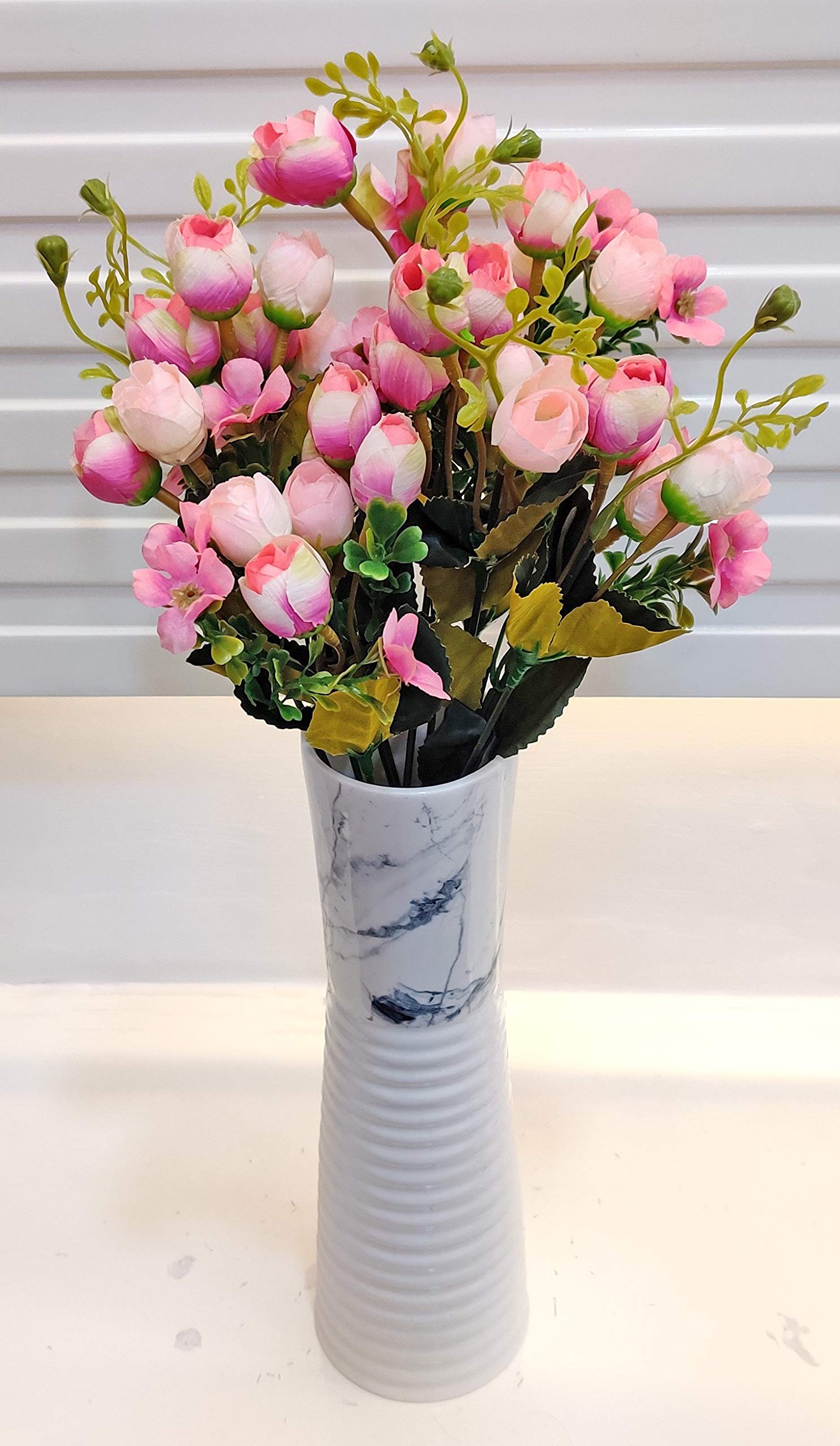 ARTSY® Artificial Flowers for Home Decoration Tulip Bunch Small Size Bunch Without Vase, Combo, Pack of 2 Pieces 1