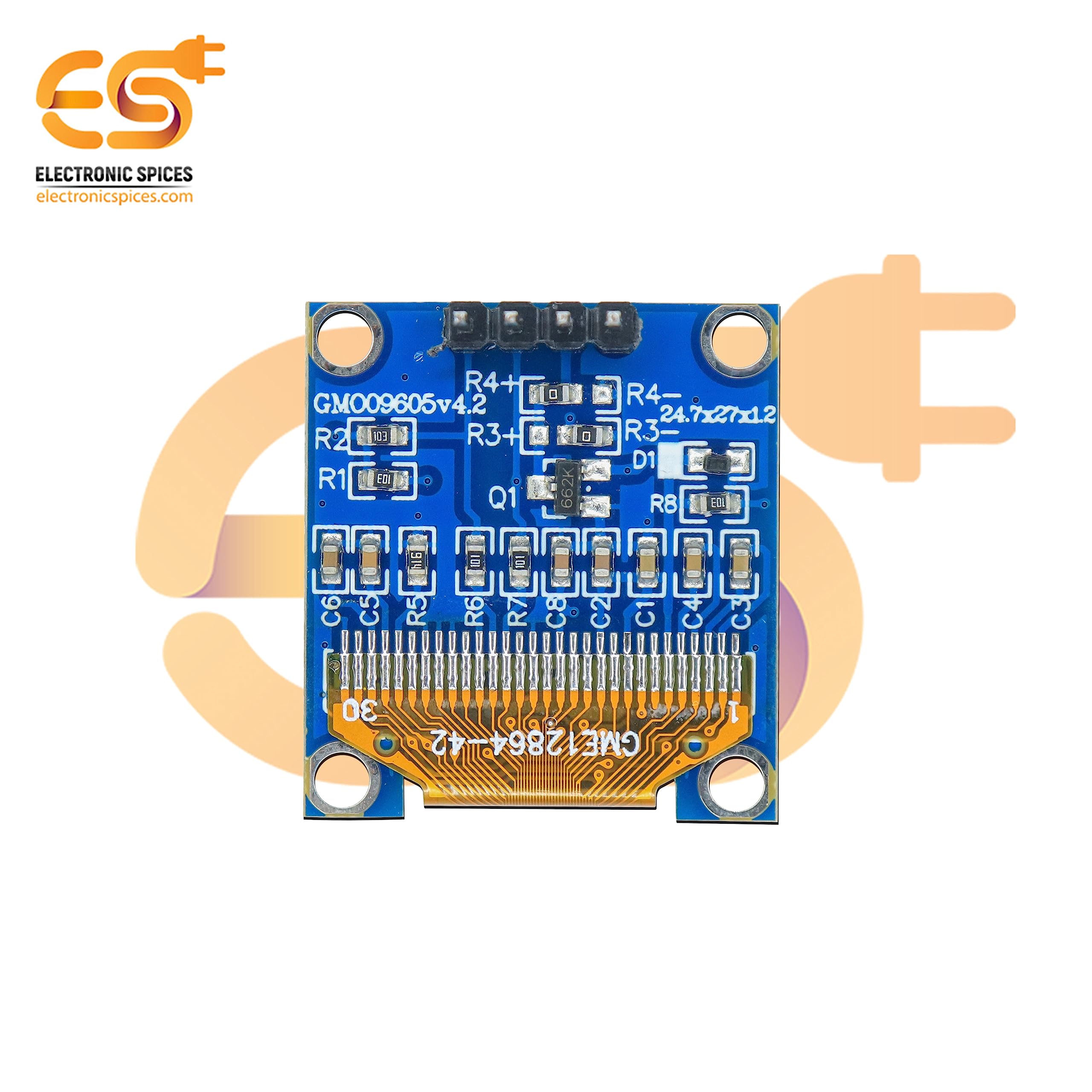 Electronic Spices 0.96 inch OLED Screen Display Module 4 pin compatible with Arduino 4
