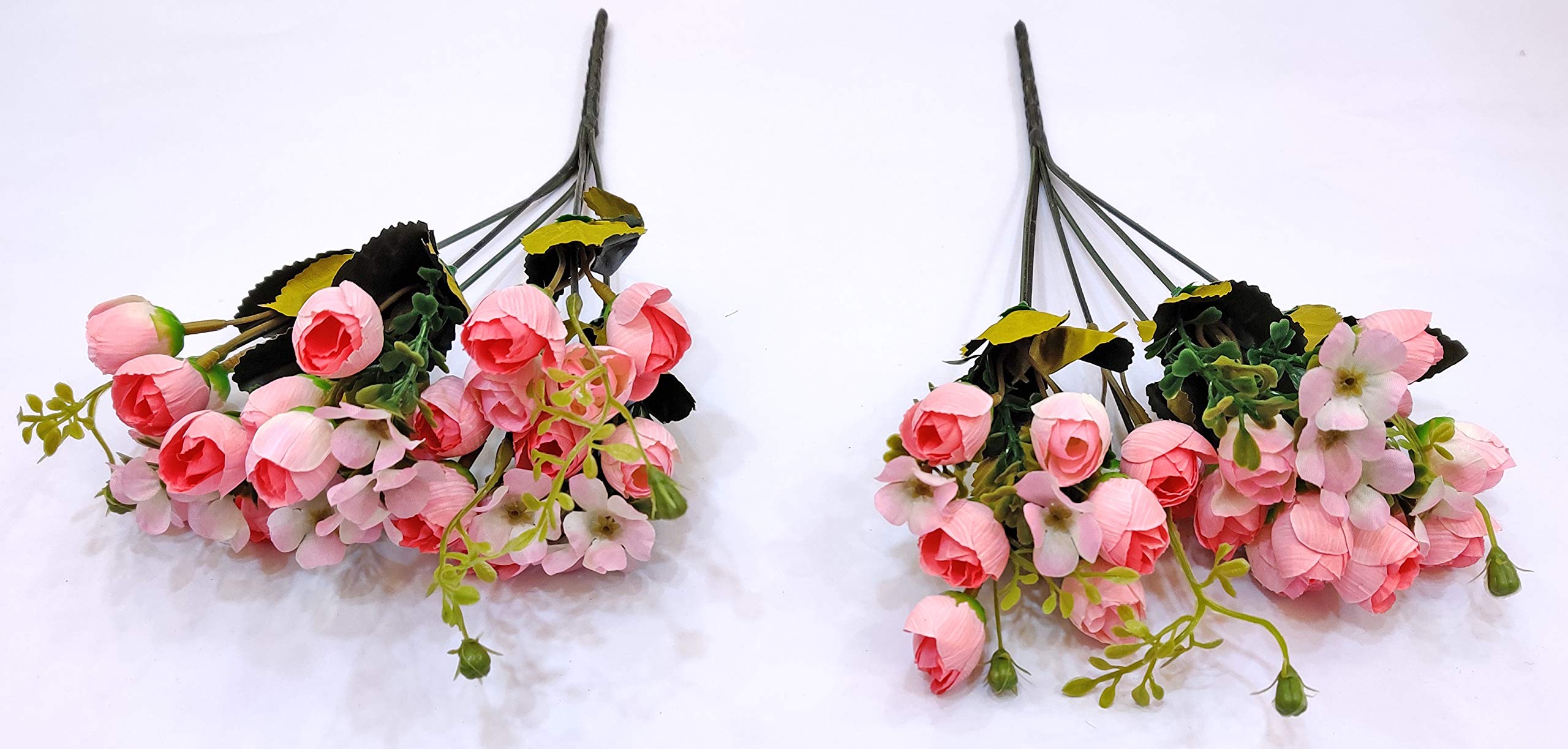 ARTSY® Artificial Flowers for Home Decoration Tulip Bunch Small Size Bunch Without Vase, Combo, Pack of 2 Pieces 3