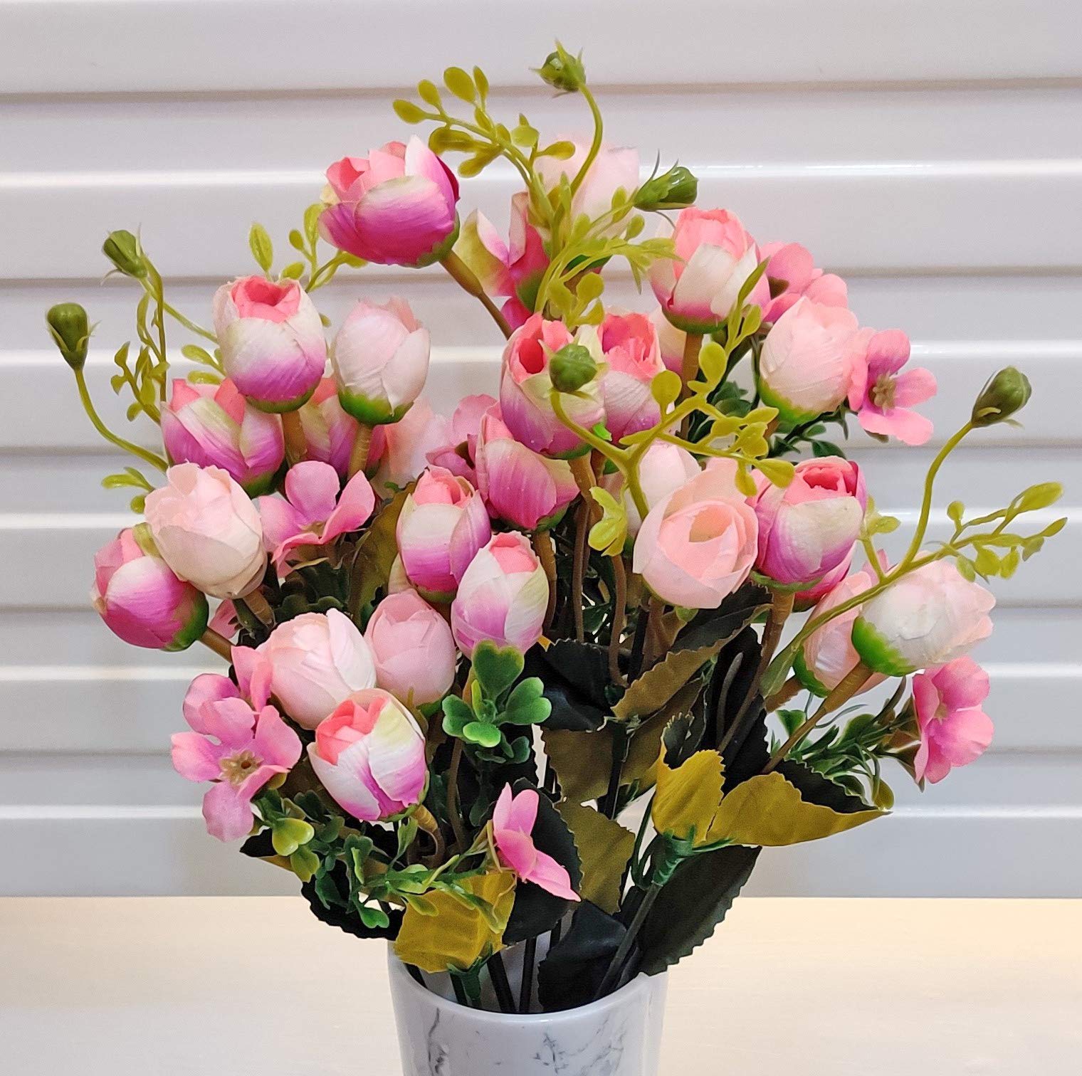 ARTSY® Artificial Flowers for Home Decoration Tulip Bunch Small Size Bunch Without Vase, Combo, Pack of 2 Pieces 2
