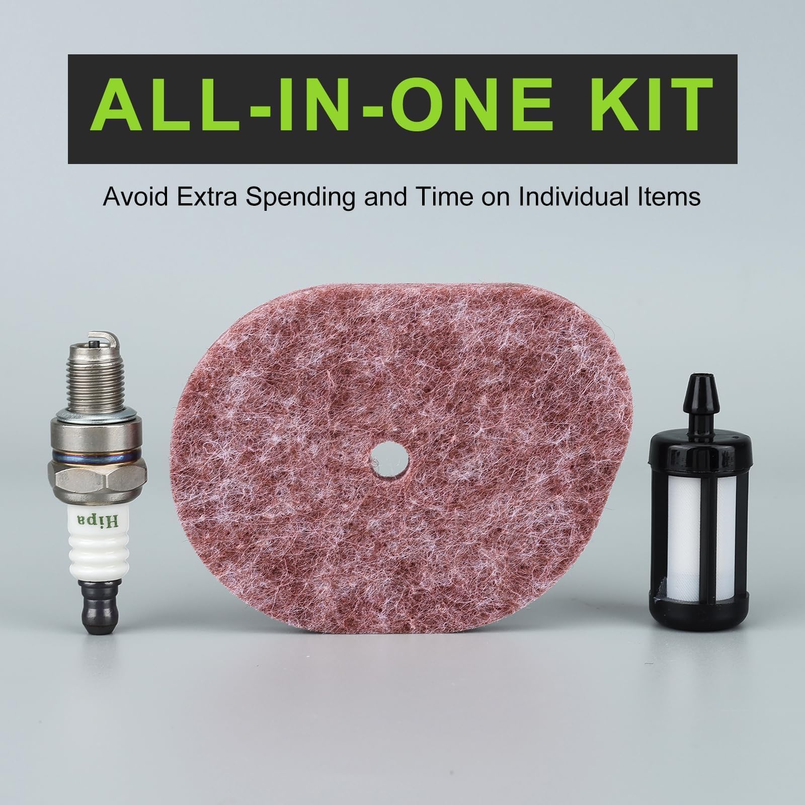 Harbot FS56RC Air Filter for STIHL FS 56 RC FS40C FS56 FS70 KM56RC FS40 KM56 FC56C FC70 FC56 FS50C FS70RC FS50 FS56C Trimmer Parts 4144-124-2800 W Fuel Hose Spark Plug 3