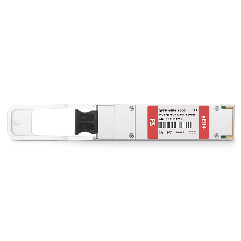 FS Compatible 100GBASE-ER4 QSFP28 1310nm 60km DOM Duplex LC SMF Optical Transceiver Module for FS Switches 2