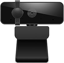 Lenovo Essential FHD Webcam Gen 2, Full HD, 1080p, Dual Microphones, 85 Degree FOV, 30 fps, USB-A Connection, Bulit-in Manual Privacy Shutter, Black
