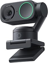 Insta360 Link 2 PTZ Dual Axis Gimbal AI-Powered 4K Webcam with 1/2" Sensor for Increased Detail, Pro Audio, Gesture Control, HDR, AI Tracking, Deskview and Streamer Mode - Built-in Privacy Protection