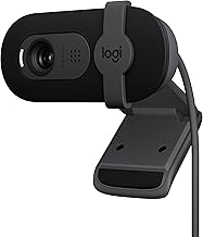 Logitech Brio 101 Full HD 1080p Webcam for Meetings, Streaming, Desktop, Laptop, PC - Built-in Mic, Shutter, Works with Zoom, Nintendo Switch 2’s New GameChat Mode, USB-A,-Black, Pack of 10